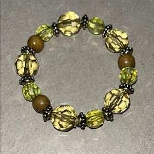 Yellow Beaded Bracelet